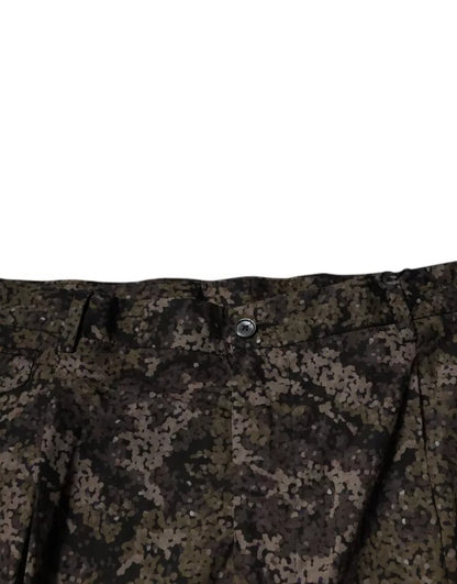 Pantalones de vestir de camuflaje multicolor para hombre