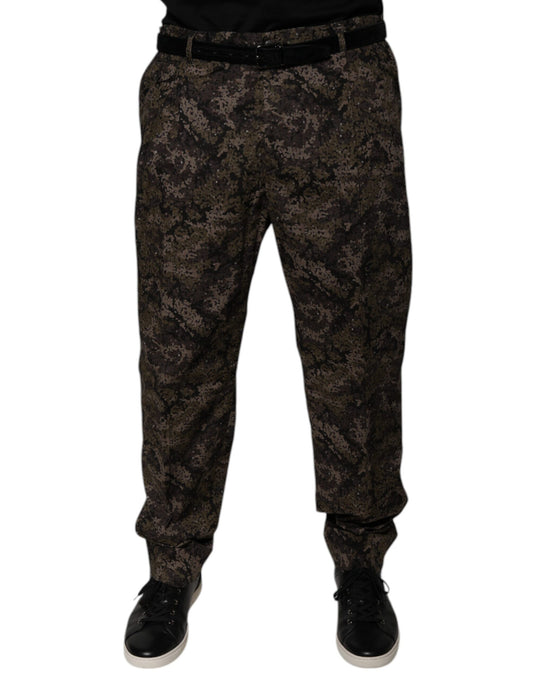 Pantalones de vestir de camuflaje multicolor para hombre