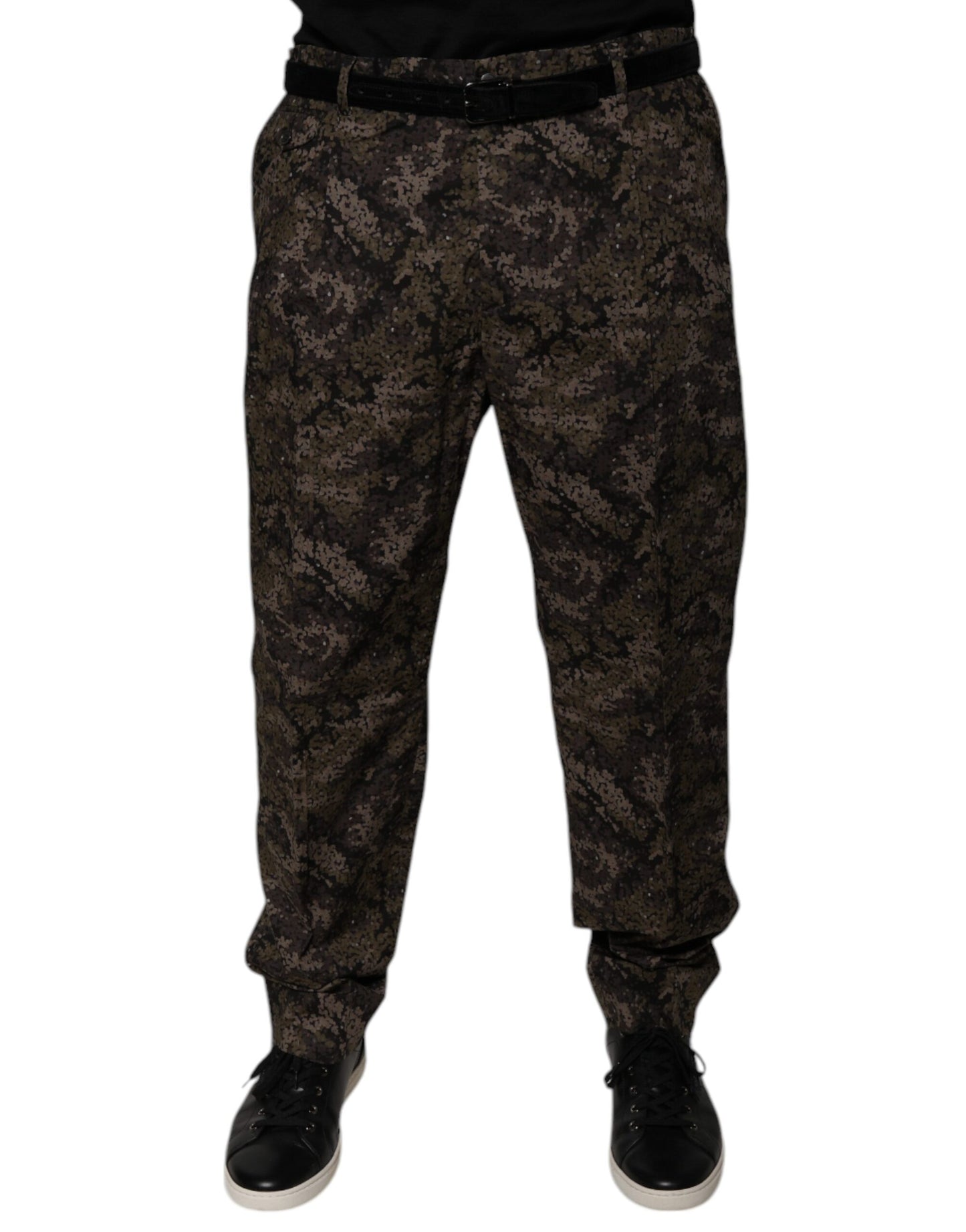 Pantalones de vestir de camuflaje multicolor para hombre
