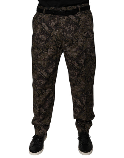 Pantalones de vestir de camuflaje multicolor para hombre