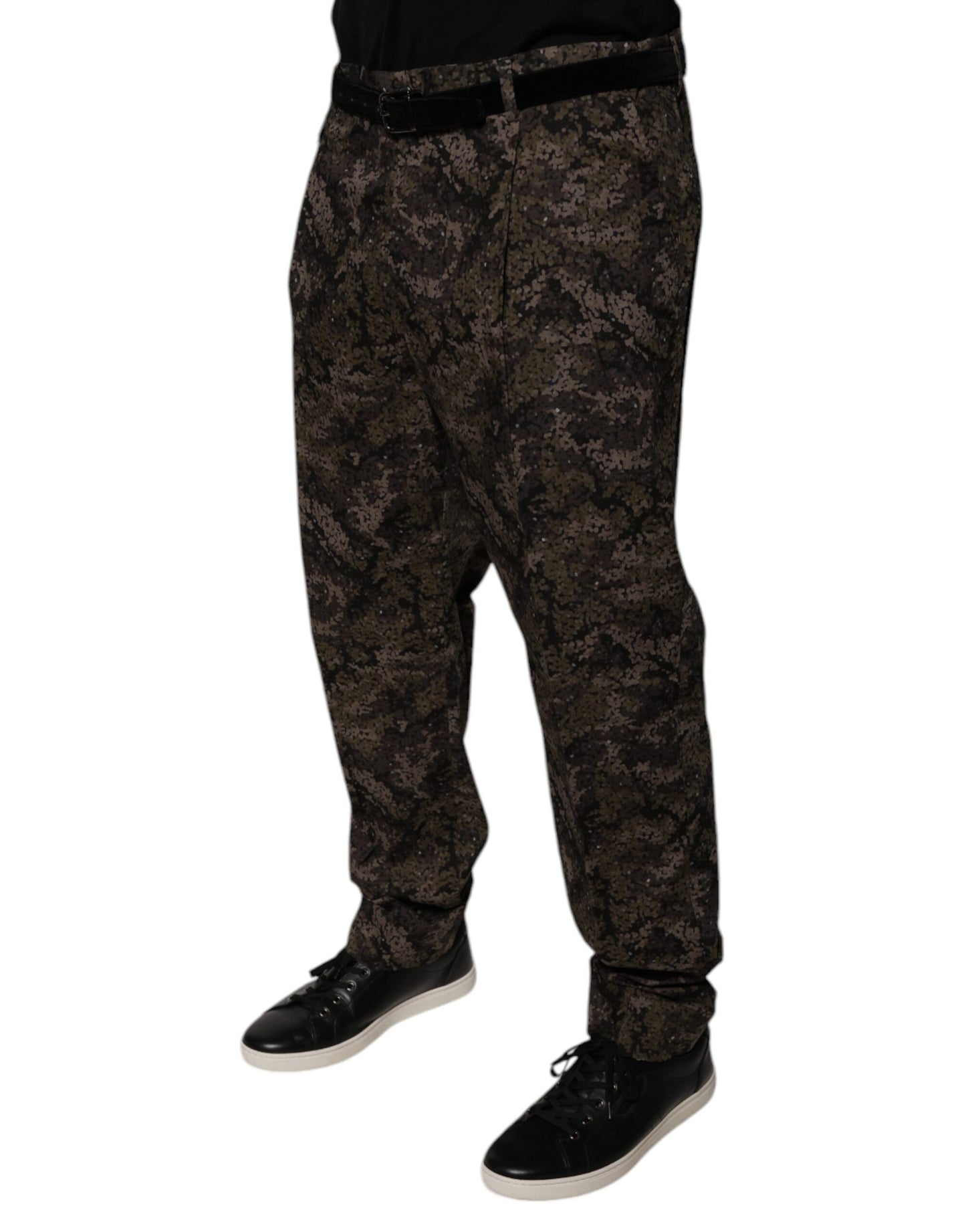 Pantalones de vestir de camuflaje multicolor para hombre