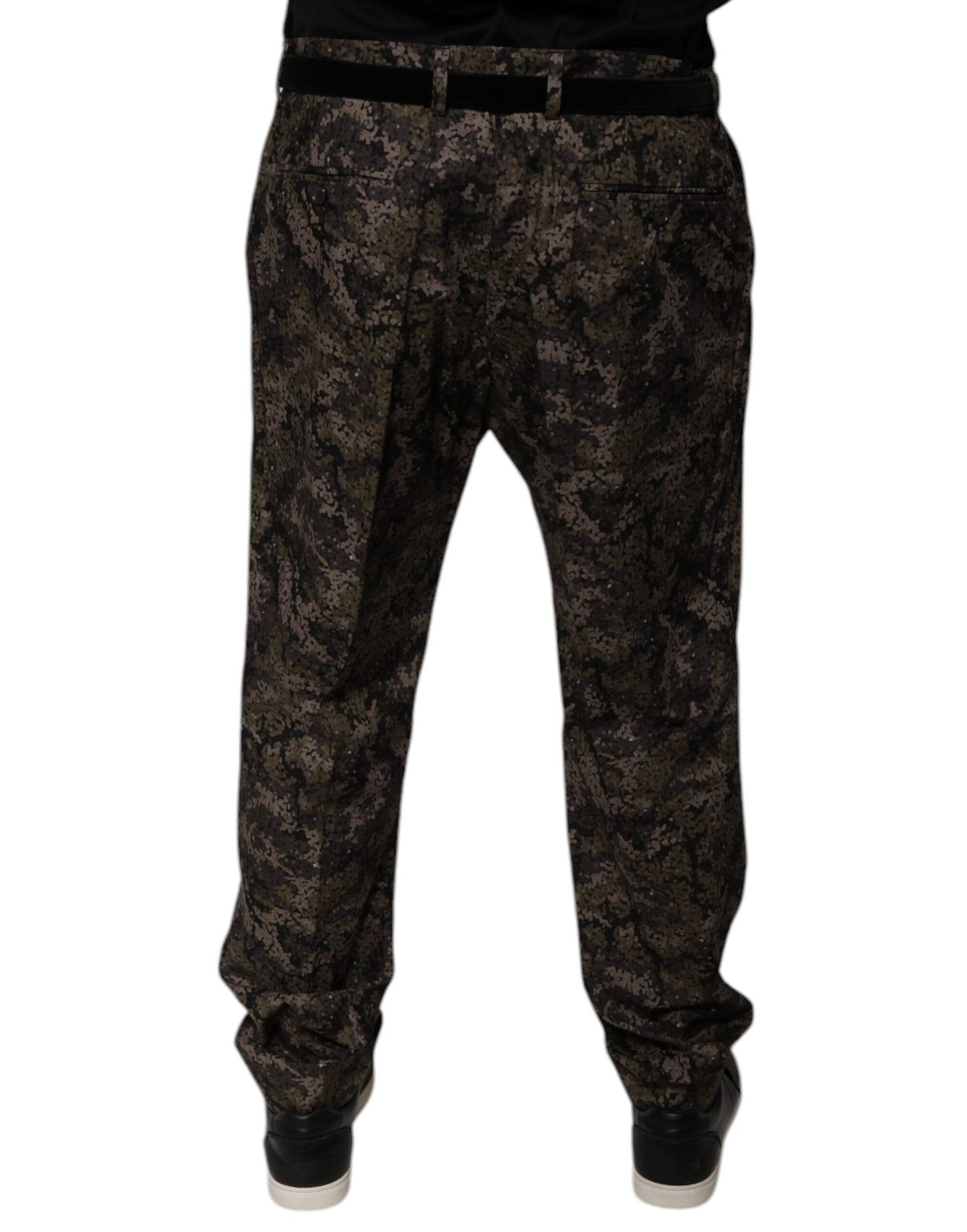 Pantalones de vestir de camuflaje multicolor para hombre