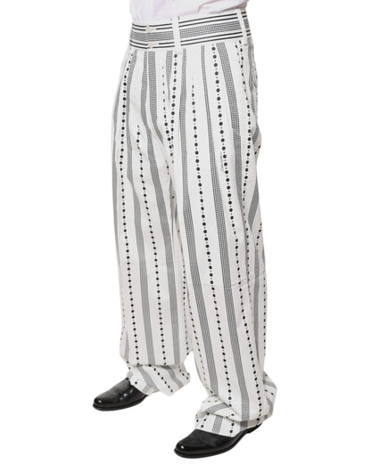 Pantalones de vestir formales rectos blancos