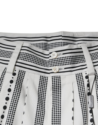 Pantalones de vestir formales rectos blancos