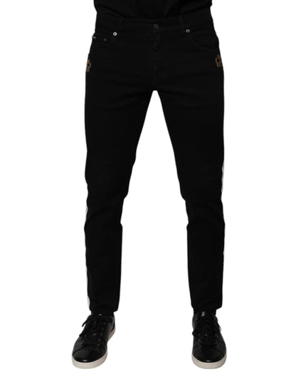 Vaqueros ajustados con forro blanco de Black Crown