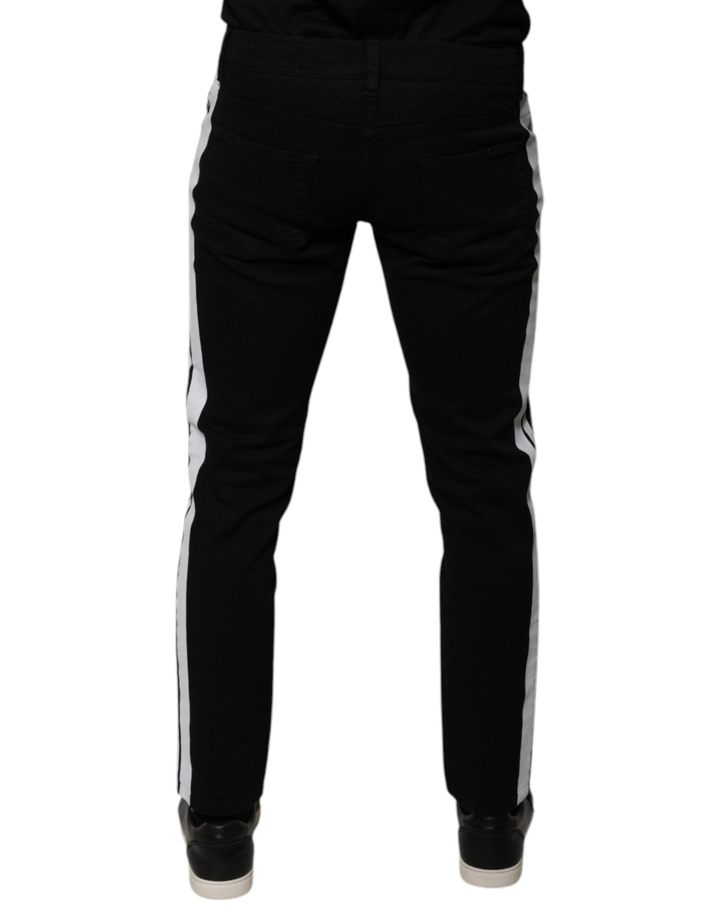 Vaqueros ajustados con forro blanco de Black Crown