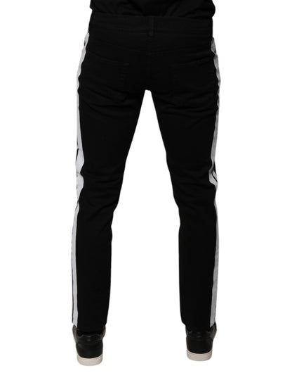 Vaqueros ajustados con forro blanco de Black Crown