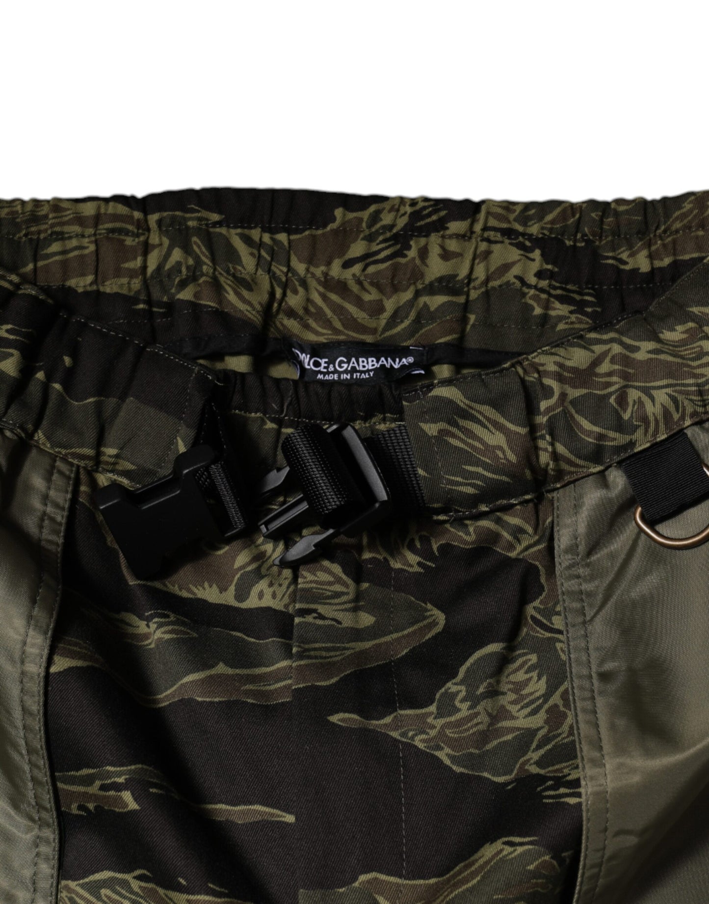 Pantalones cargo deportivos de algodón verde