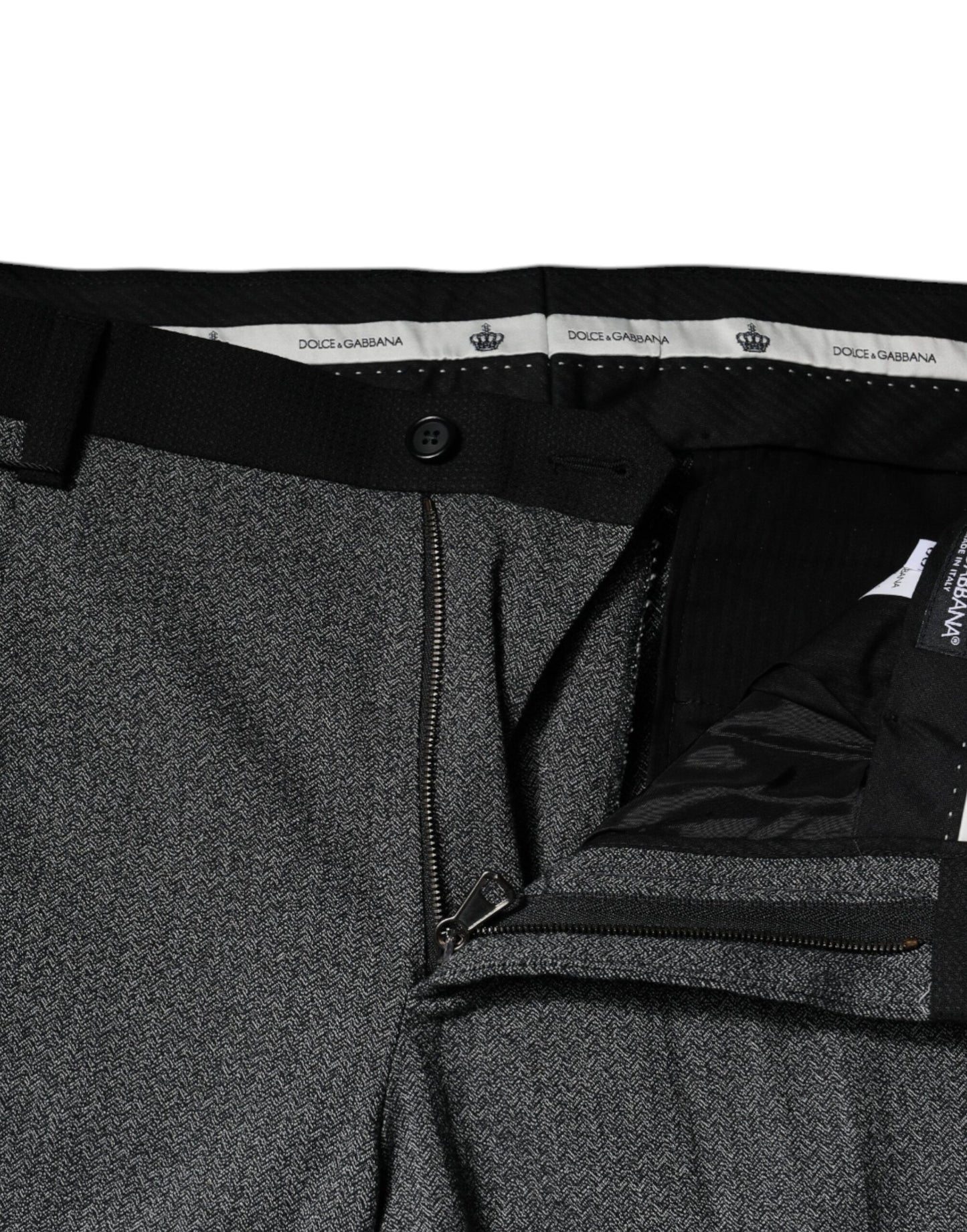 Pantalones formales de vestir cónicos de algodón multicolor
