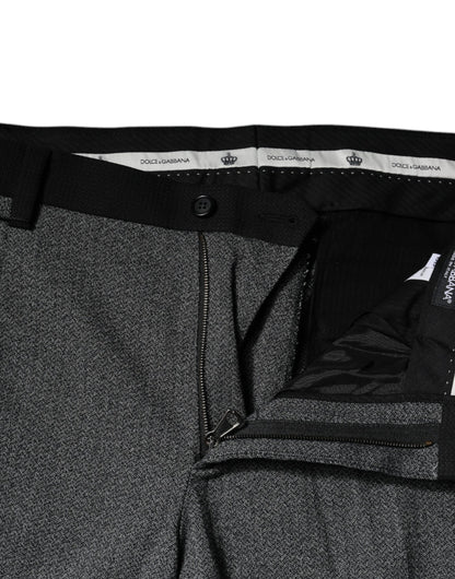 Pantalones formales de vestir cónicos de algodón multicolor
