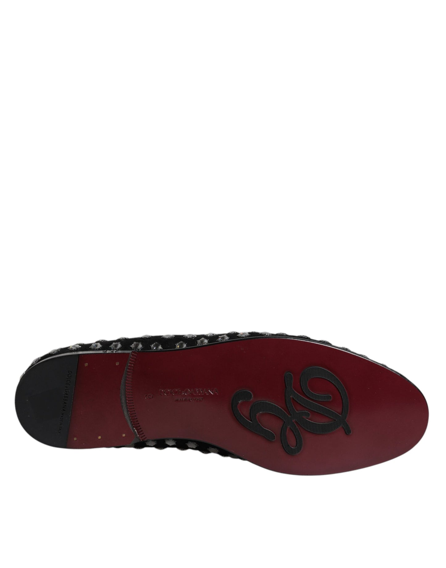 Mocasines negros con cristales adornados