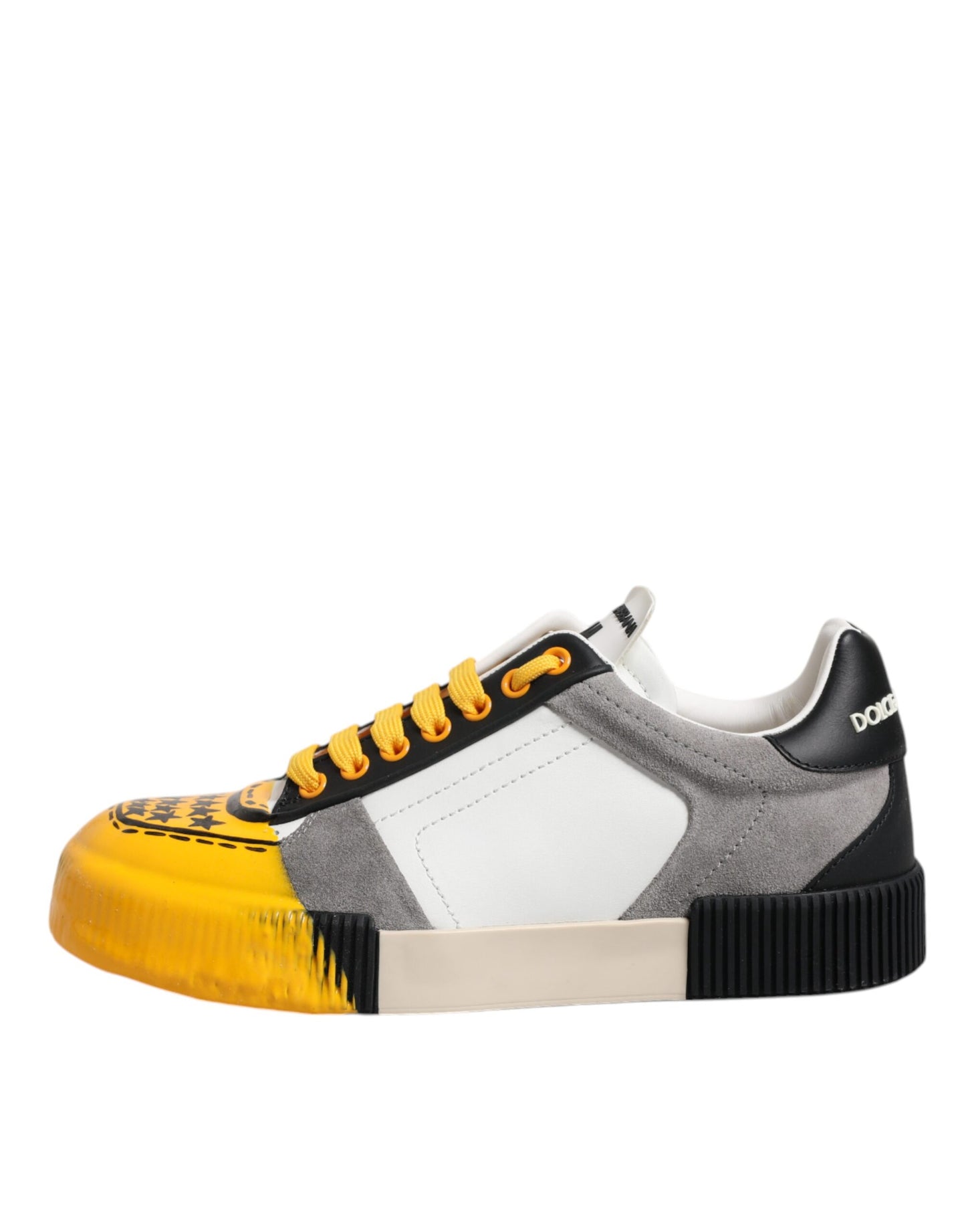Zapatillas deportivas bajas DNA de cuero multicolor