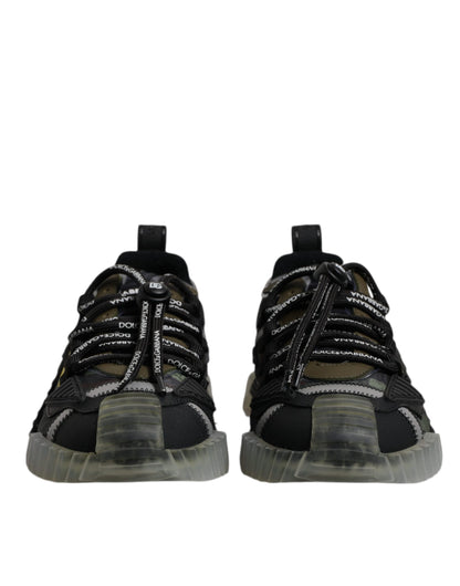 Zapatillas bajas NS1 de camuflaje verde y negro