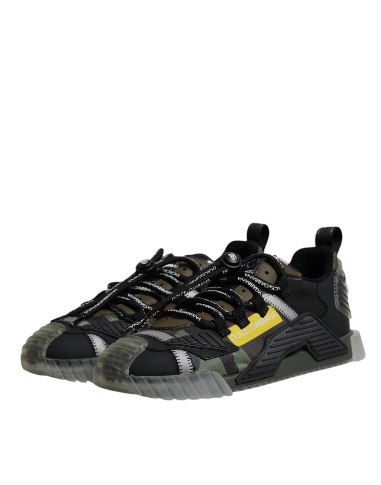 Zapatillas bajas NS1 de camuflaje verde y negro