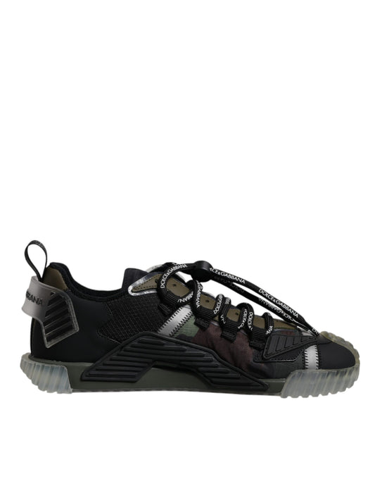 Zapatillas bajas NS1 de camuflaje verde y negro