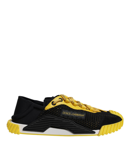 Zapatillas NS1 negras y amarillas de caña baja