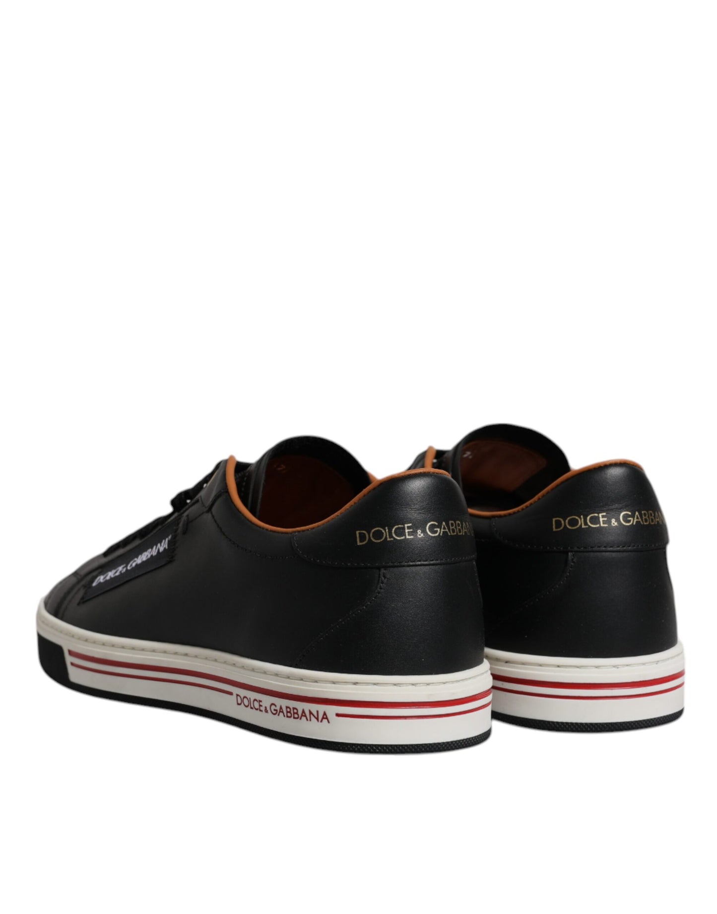 Zapatillas deportivas bajas de cuero negro para hombre