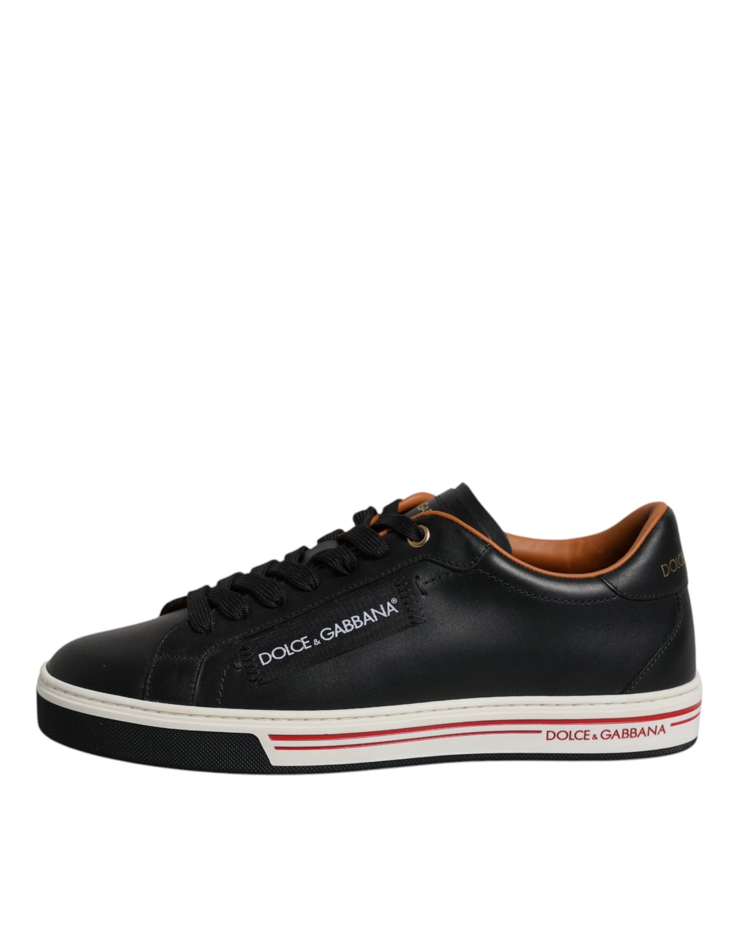 Zapatillas deportivas bajas de cuero negro para hombre