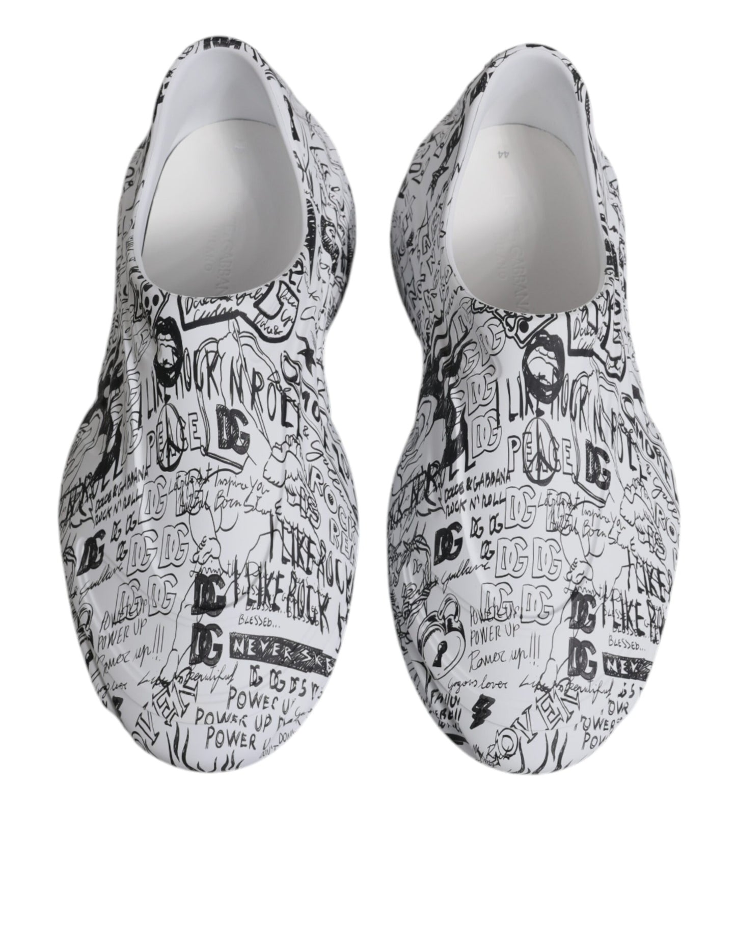 Zapatillas Daymaster con grafiti en blanco y negro