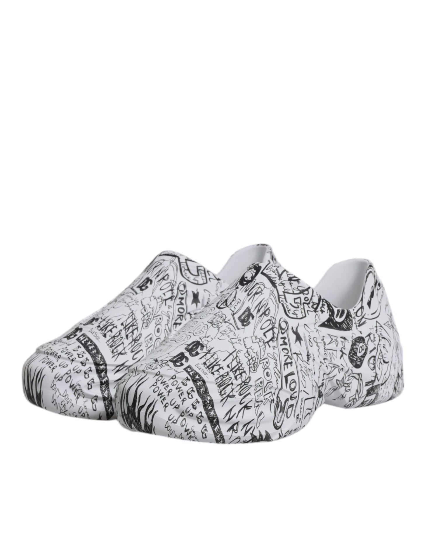 Zapatillas Daymaster con grafiti en blanco y negro