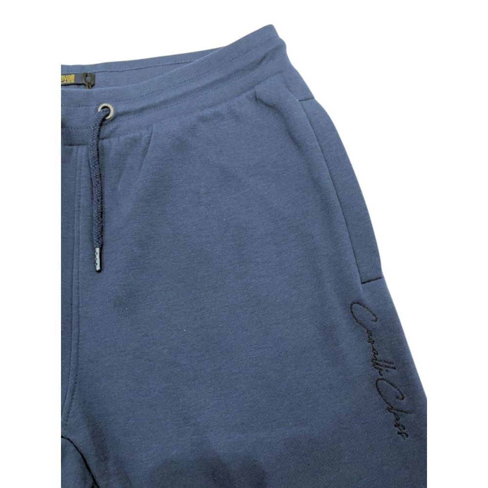 Pantalón de mujer de poliéster azul