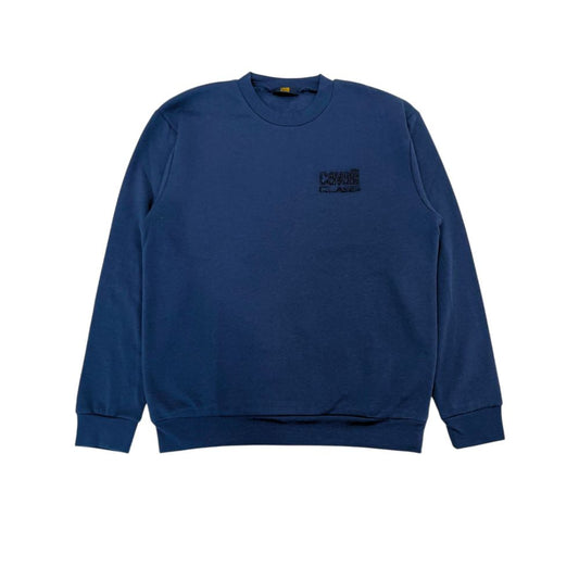 Sudadera con capucha de poliéster azul para hombre