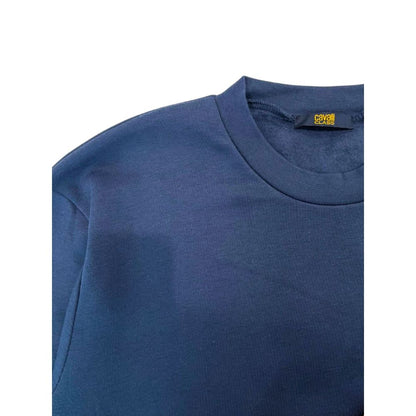 Sudadera con capucha de poliéster azul para hombre