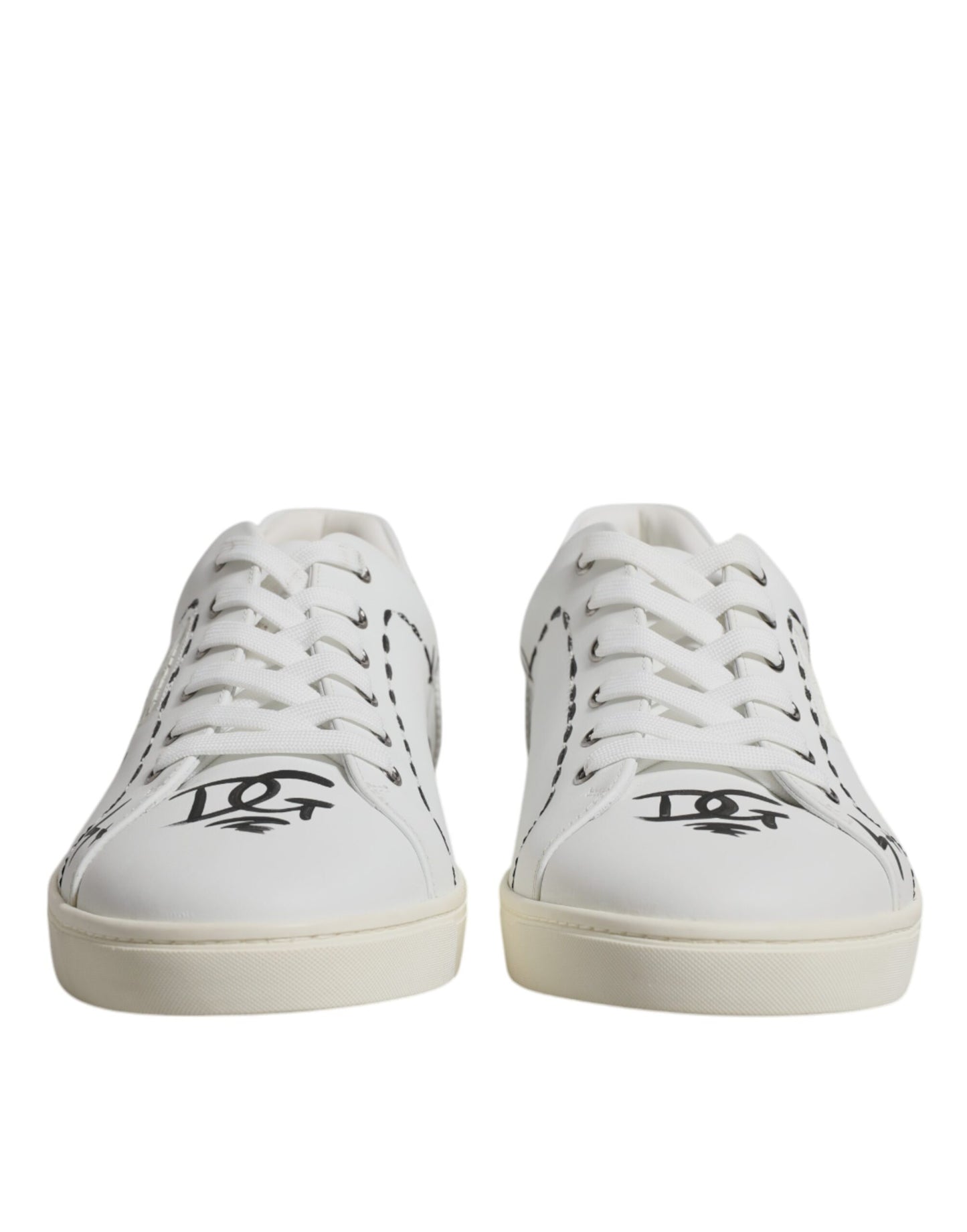 Zapatillas bajas Milano de piel blanca