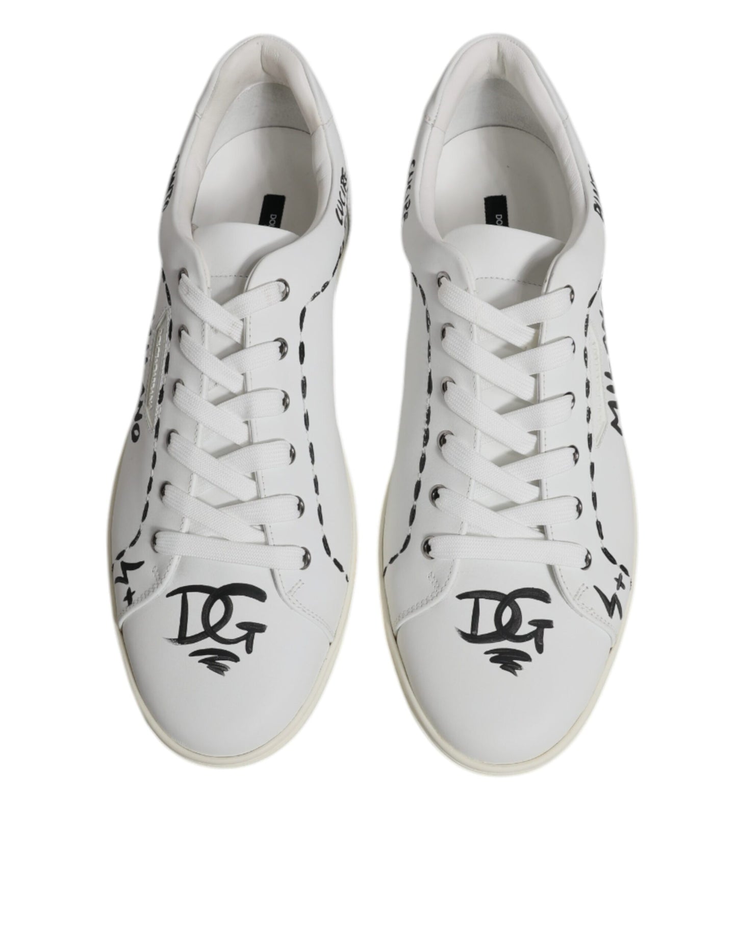 Zapatillas bajas Milano de piel blanca