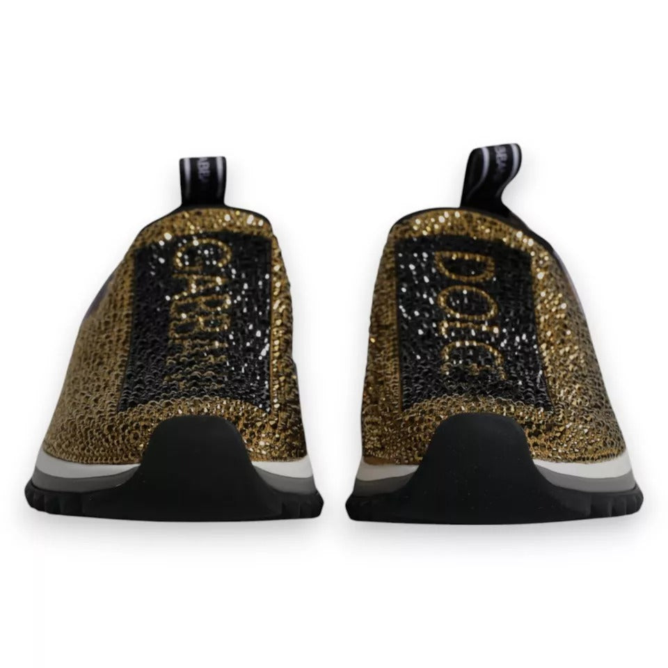 Zapatillas Sorrento con diamantes de imitación dorados