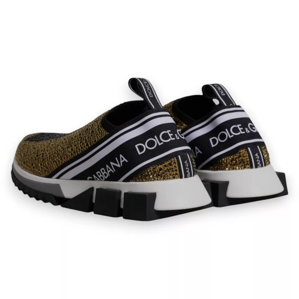 Zapatillas Sorrento con diamantes de imitación dorados