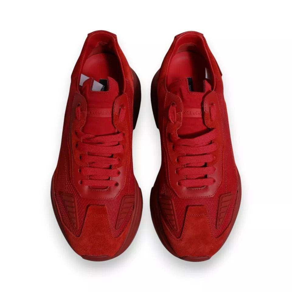 Zapatillas bajas Daymaster de cuero rojo