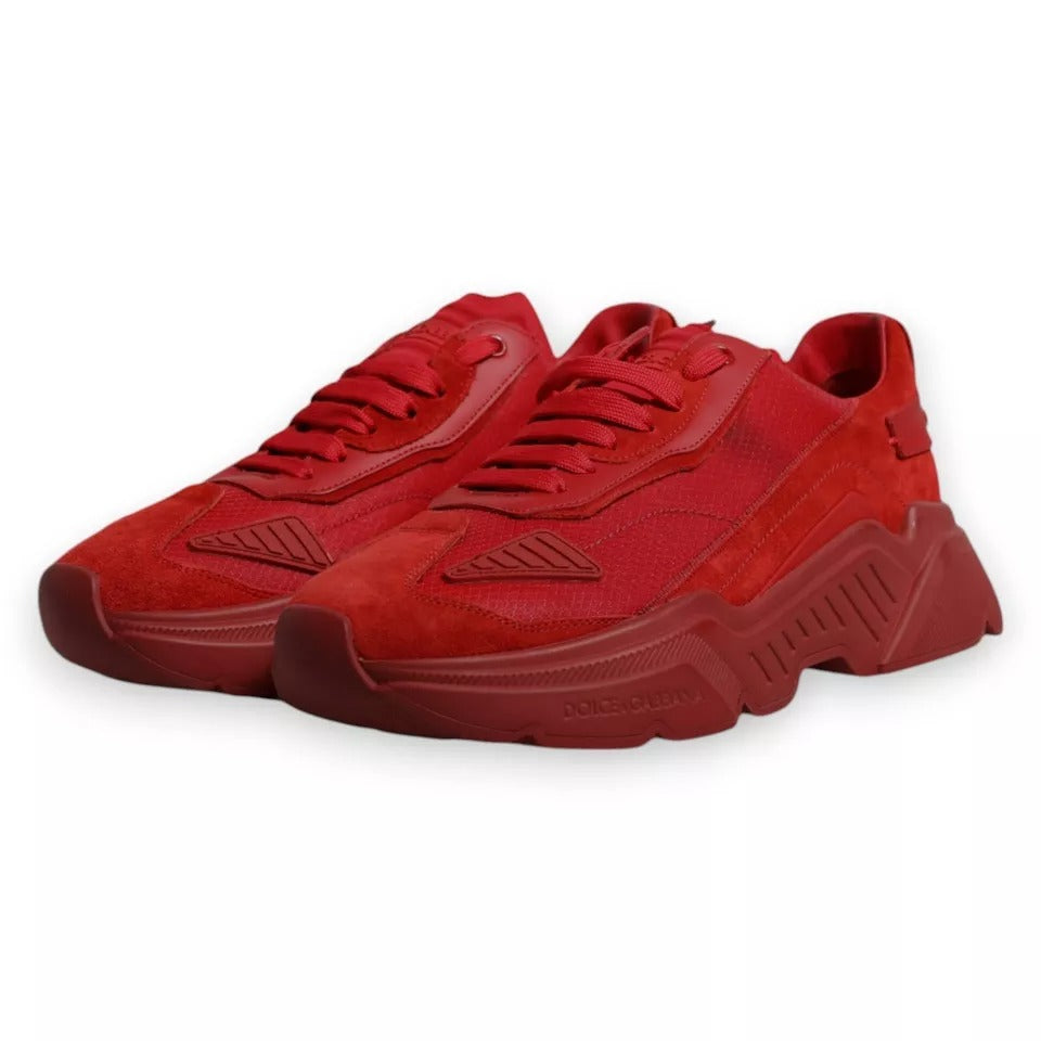 Zapatillas bajas Daymaster de cuero rojo