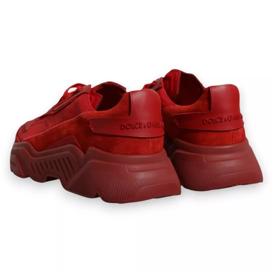 Zapatillas bajas Daymaster de cuero rojo