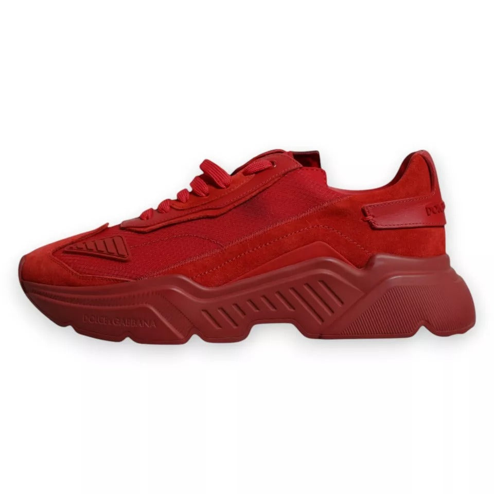 Zapatillas bajas Daymaster de cuero rojo