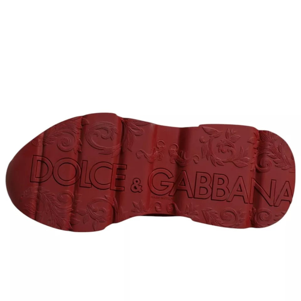Zapatillas bajas Daymaster de cuero rojo