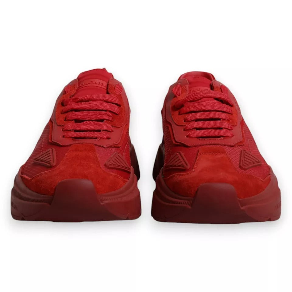 Zapatillas bajas Daymaster de cuero rojo