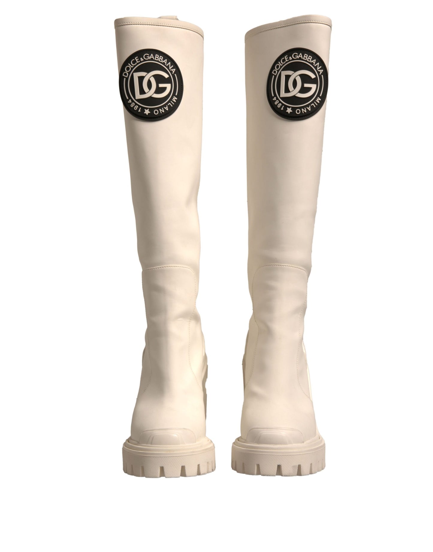 Botas de trekking blancas con logo DG Hi-Trekking Plateau Biker