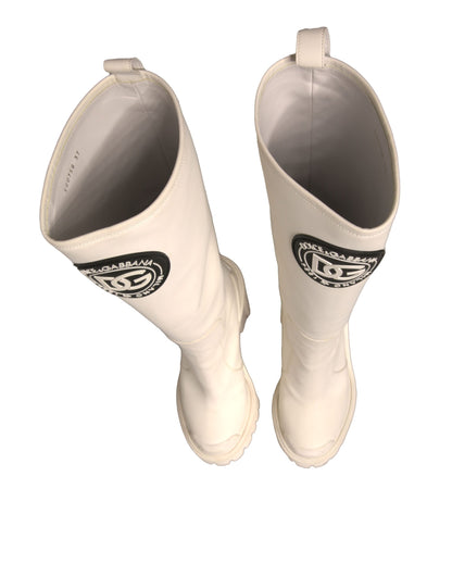 Botas de trekking blancas con logo DG Hi-Trekking Plateau Biker