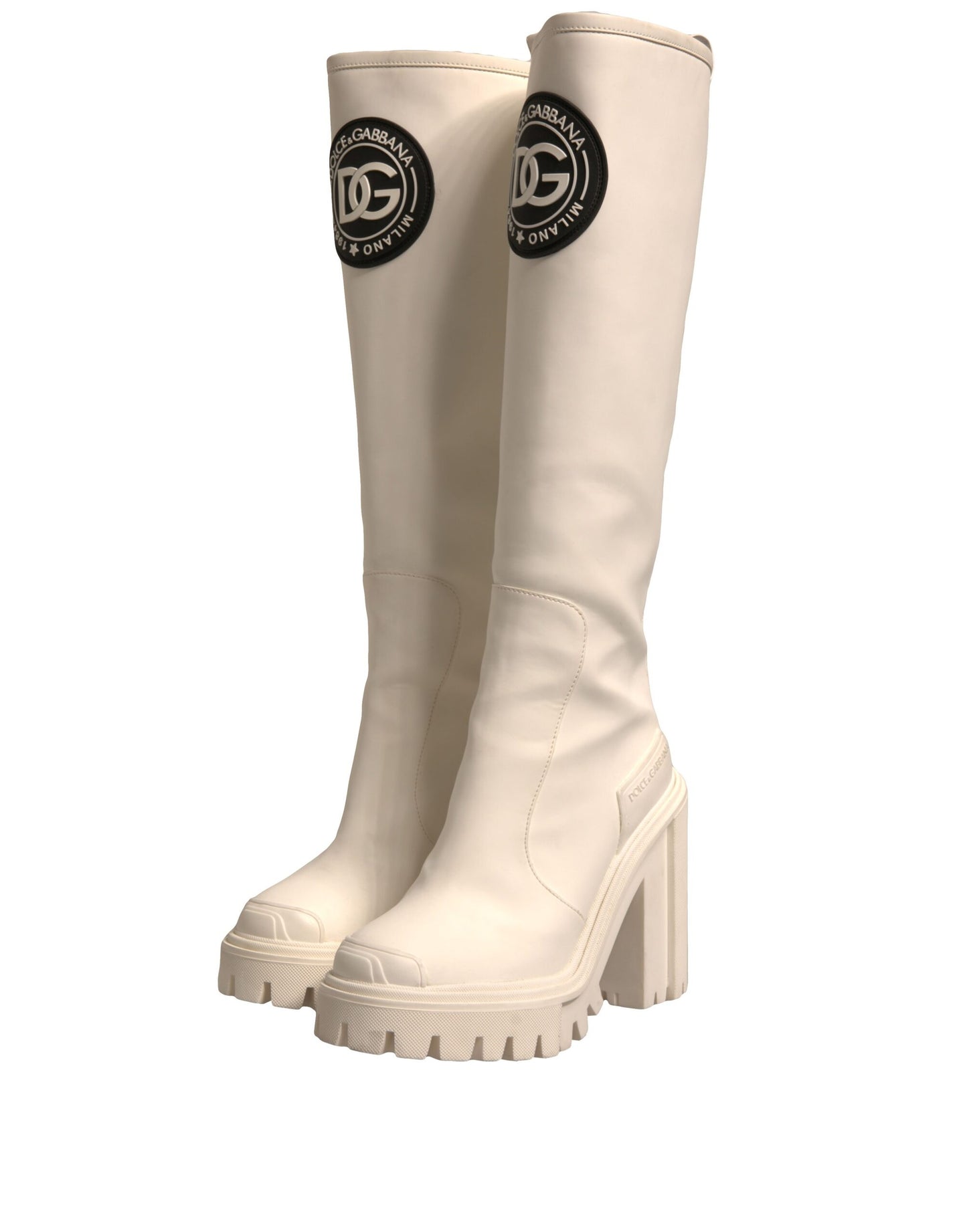 Botas de trekking blancas con logo DG Hi-Trekking Plateau Biker