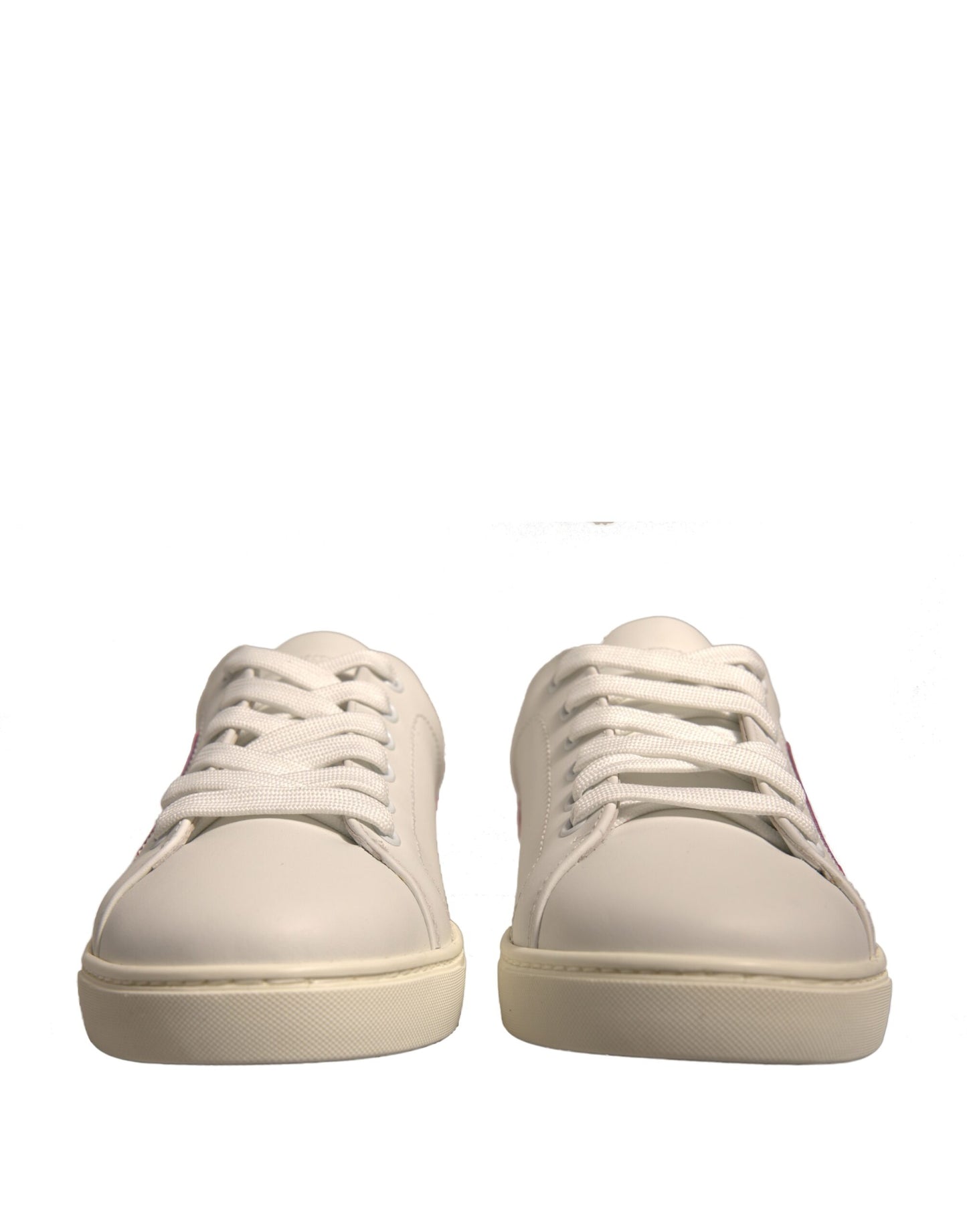 Zapatillas bajas de piel de ante blanca