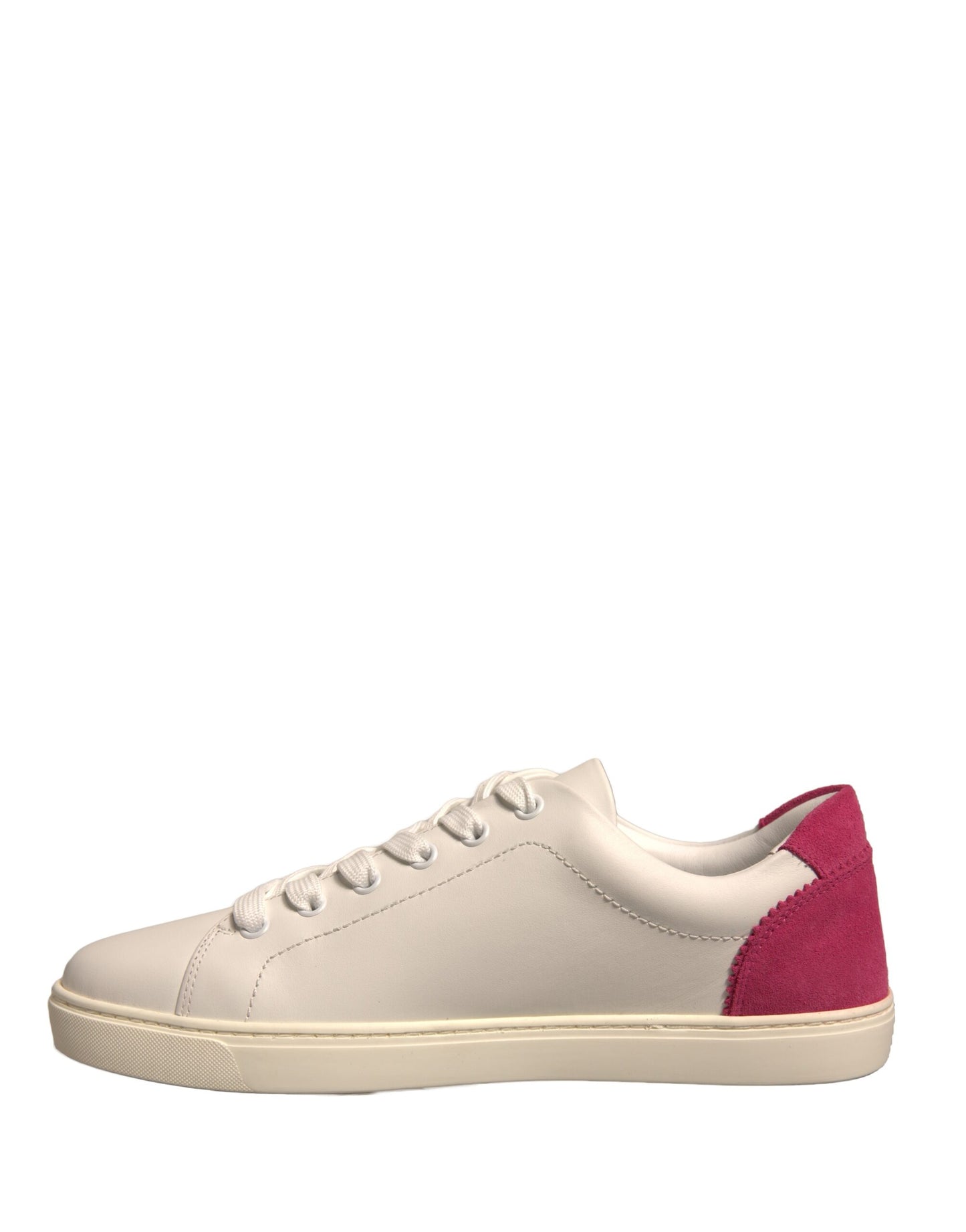 Zapatillas bajas de piel de ante blanca