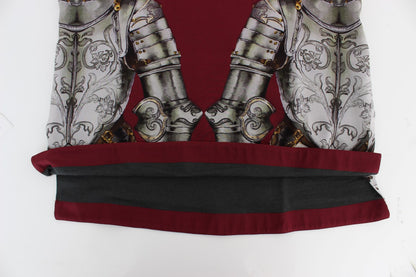 Blusa de seda Sicilia Encantada con estampado de caballero