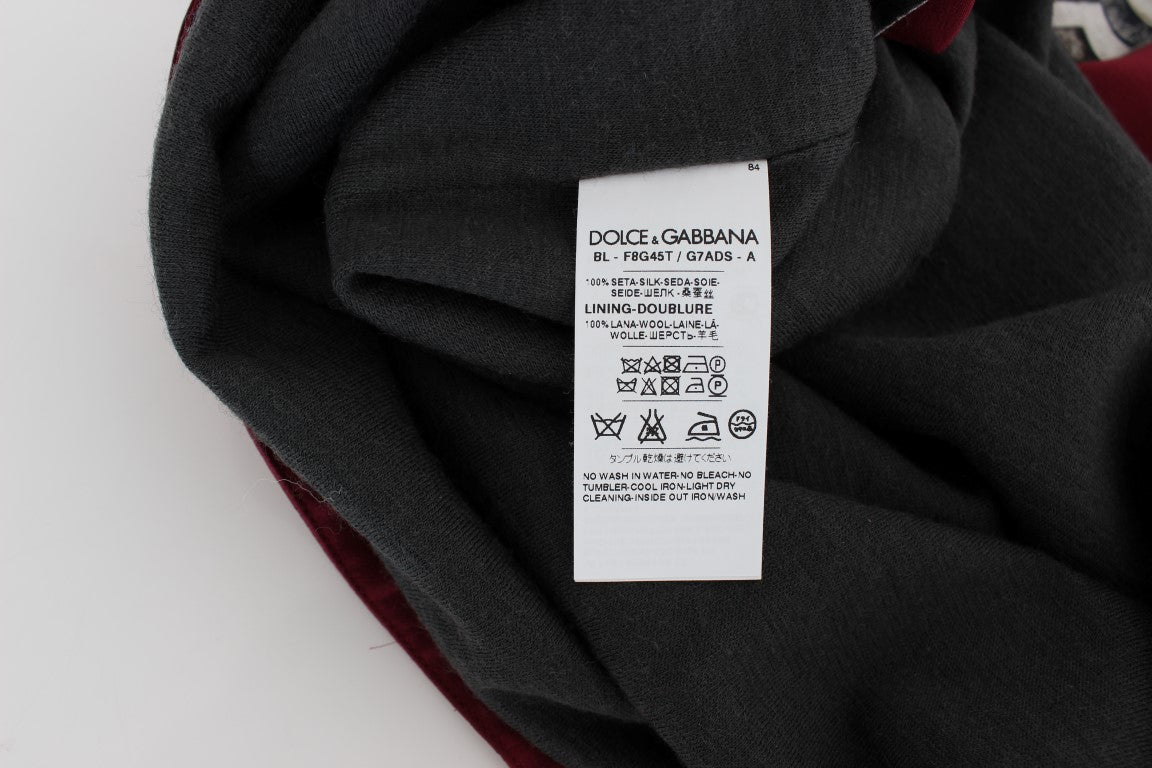 Blusa de seda Sicilia Encantada con estampado de caballero