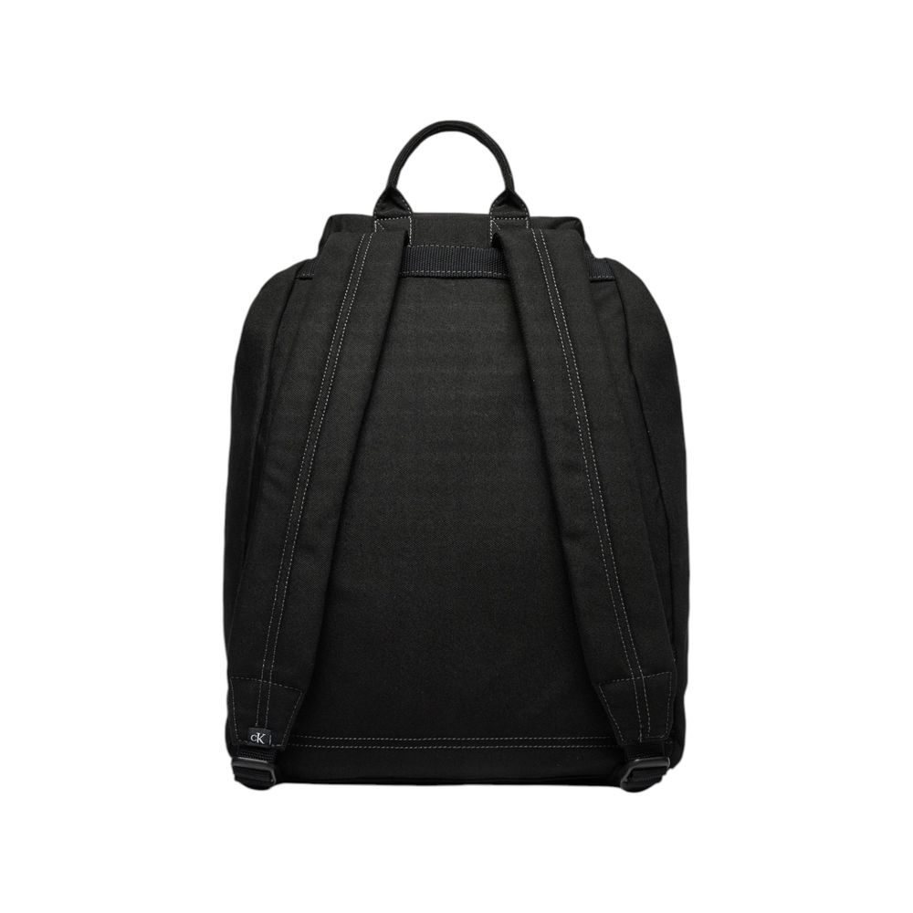 Mochila de poliéster negra de poliéster