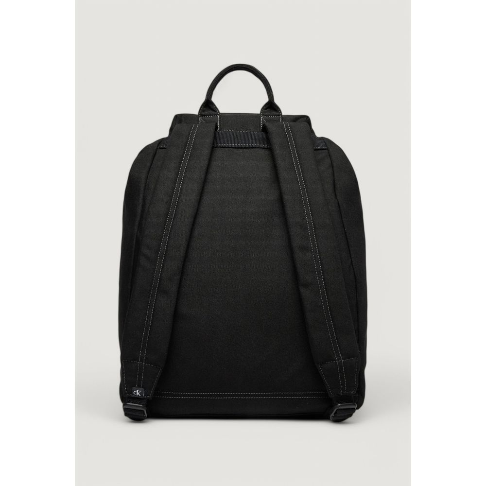 Mochila de poliéster negra de poliéster