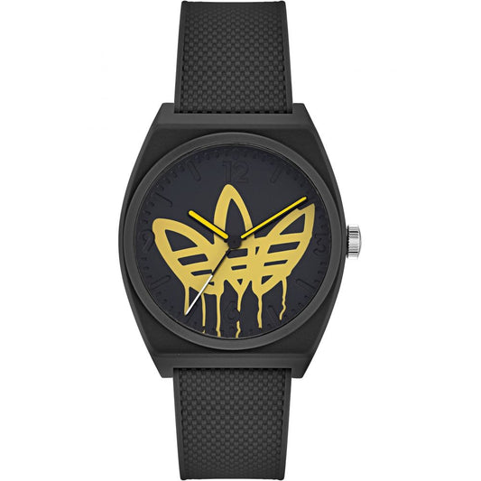 Reloj de silicona negro