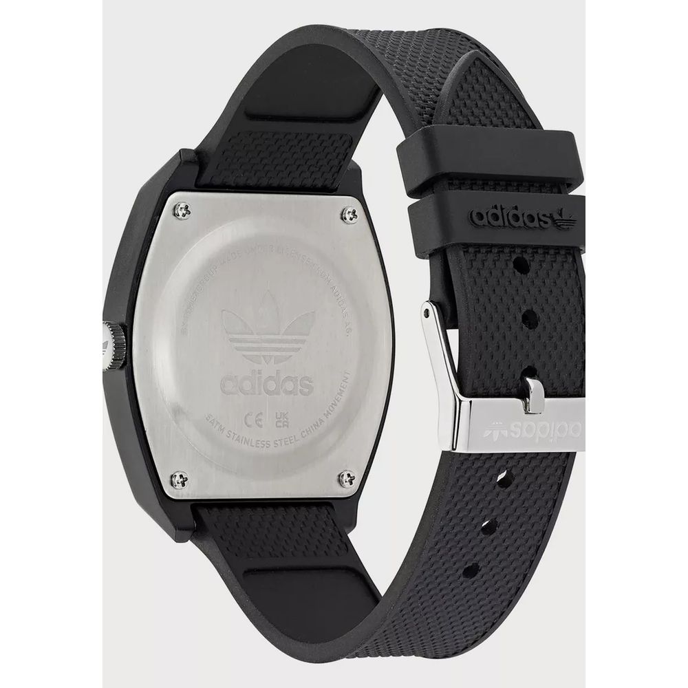 Reloj de silicona negro