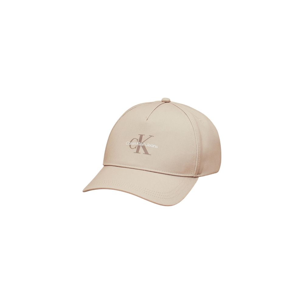 Sombreros y gorras de poliéster beige