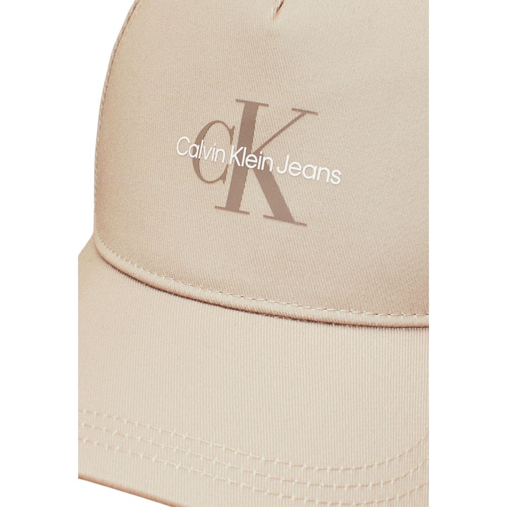 Sombreros y gorras de poliéster beige